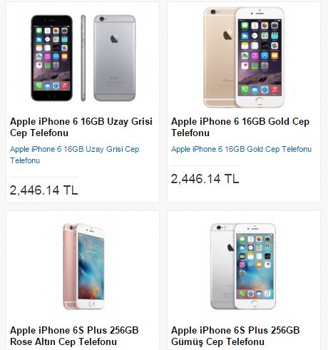 Apple cep telefonu modelleri