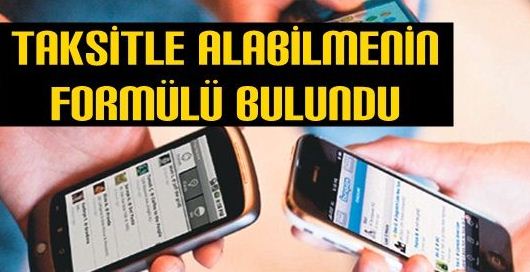 Taksitle cep telefonu