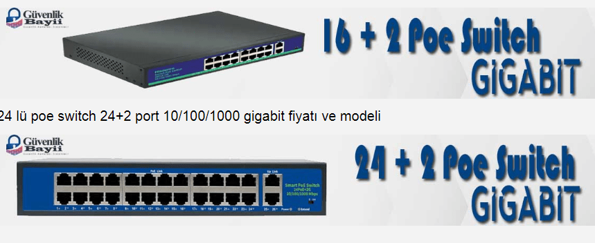 Poe switch fiyatları